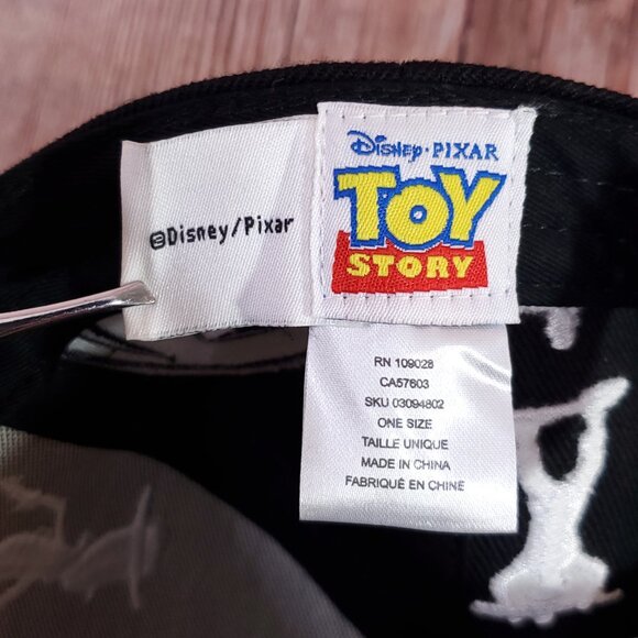 Rare Disney Pixar Toy Story Snapback Hat Unisex One Size Adjustable Black - Picture 15 of 16